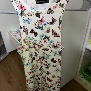 Butterfly maxi dress